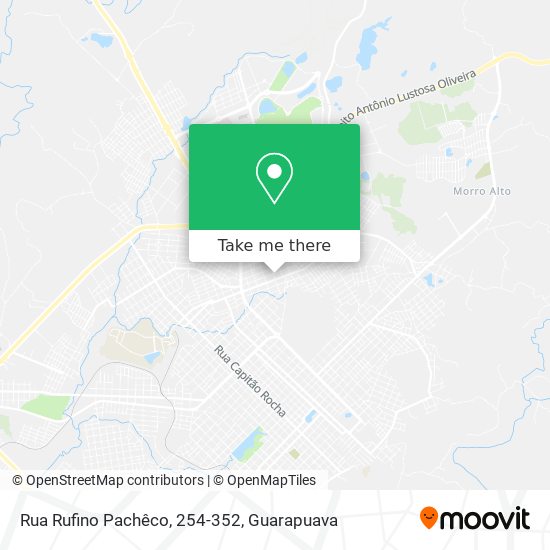 Mapa Rua Rufino Pachêco, 254-352
