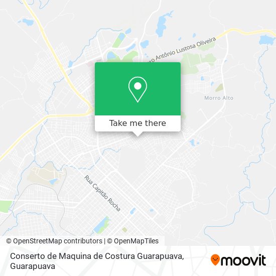 Conserto de Maquina de Costura Guarapuava map