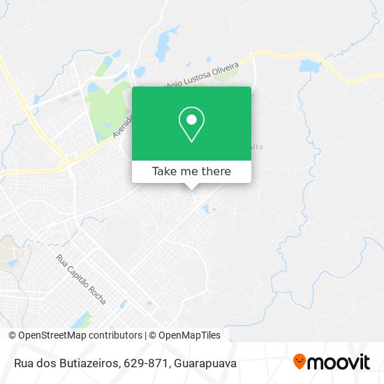 Rua dos Butiazeiros, 629-871 map