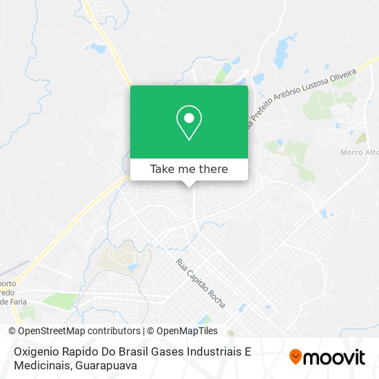 Oxigenio Rapido Do Brasil Gases Industriais E Medicinais map