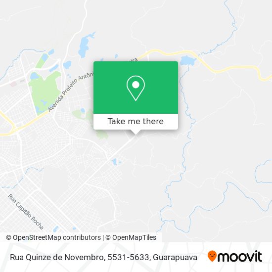 Rua Quinze de Novembro, 5531-5633 map