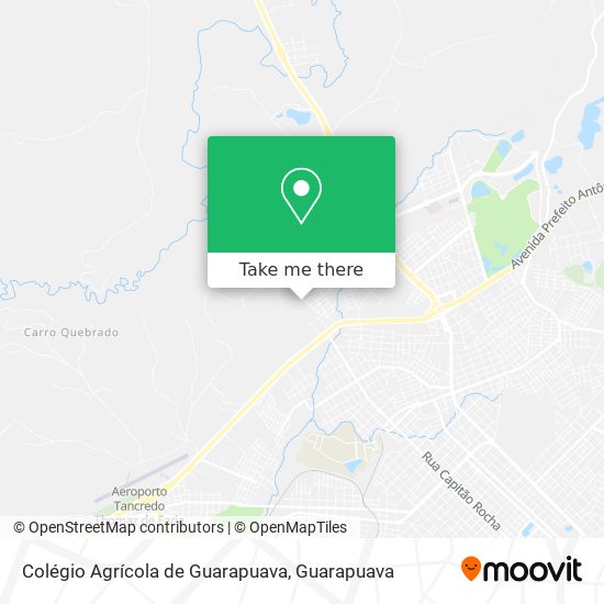 Colégio Agrícola de Guarapuava map