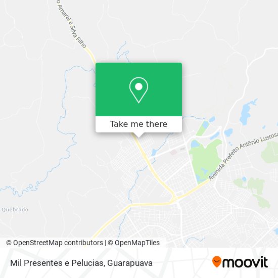 Mil Presentes e Pelucias map