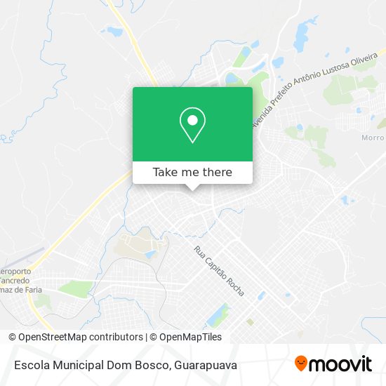 Mapa Escola Municipal Dom Bosco