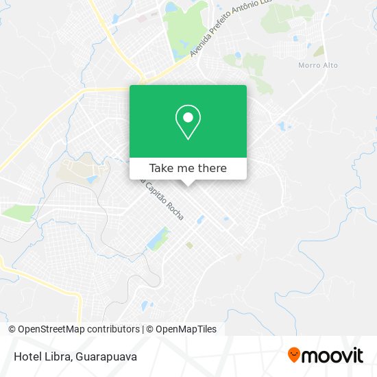 Hotel Libra map