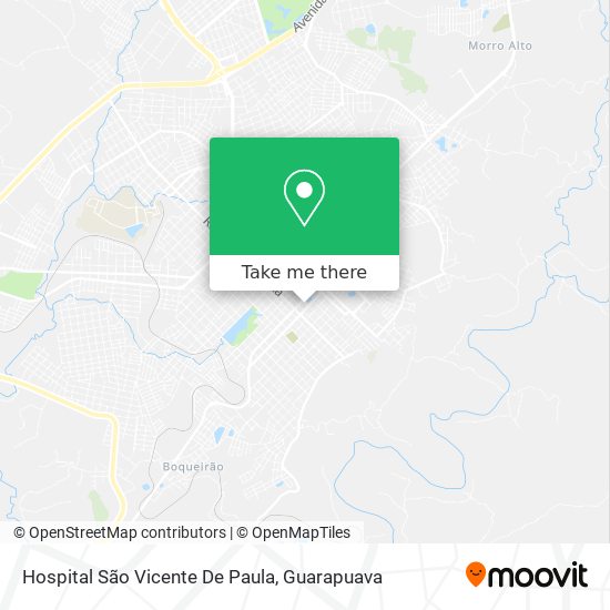 Hospital São Vicente De Paula map