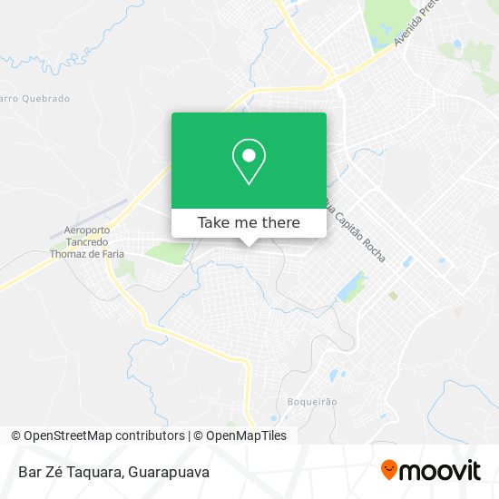 Mapa Bar Zé Taquara