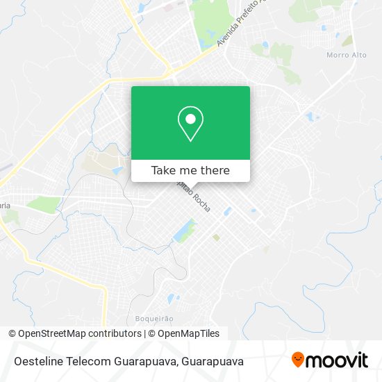 Oesteline Telecom Guarapuava map