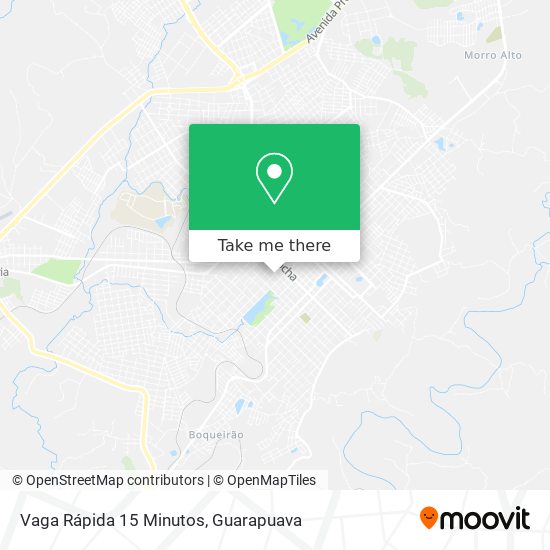 Mapa Vaga Rápida 15 Minutos