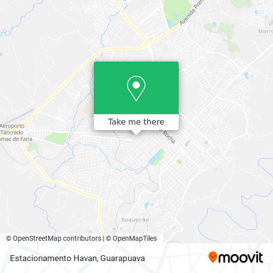 Estacionamento Havan map