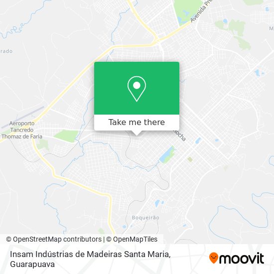 Mapa Insam Indústrias de Madeiras Santa Maria
