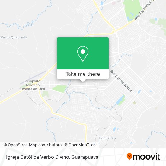 Mapa Igreja Católica Verbo Divino