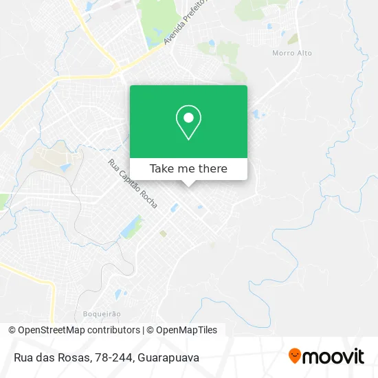 Rua das Rosas, 78-244 map