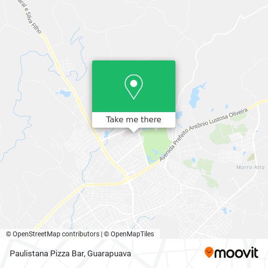 Mapa Paulistana Pizza Bar