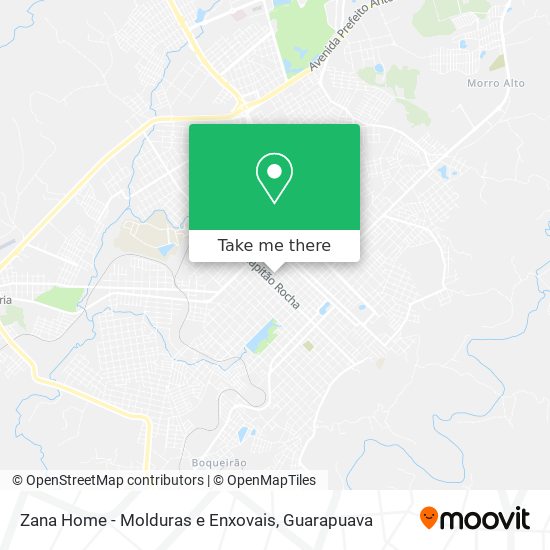 Mapa Zana Home - Molduras e Enxovais