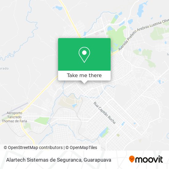 Mapa Alartech Sistemas de Seguranca