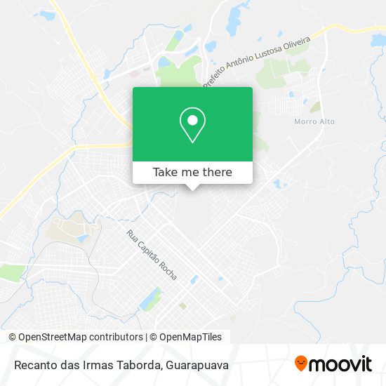 Recanto das Irmas Taborda map