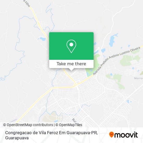 Congregacao de Vila Feroz Em Guarapuava-PR map