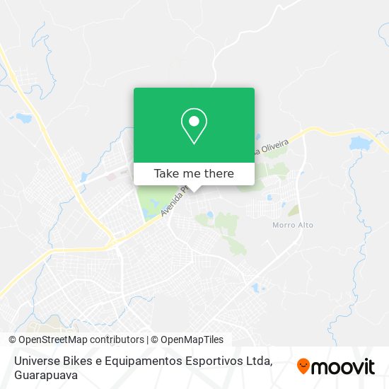 Universe Bikes e Equipamentos Esportivos Ltda map