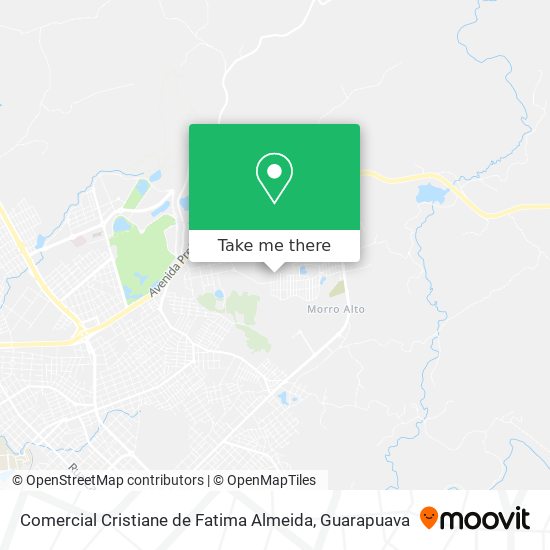 Mapa Comercial Cristiane de Fatima Almeida