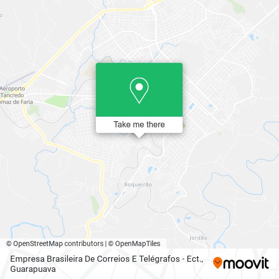 Mapa Empresa Brasileira De Correios E Telégrafos - Ect.