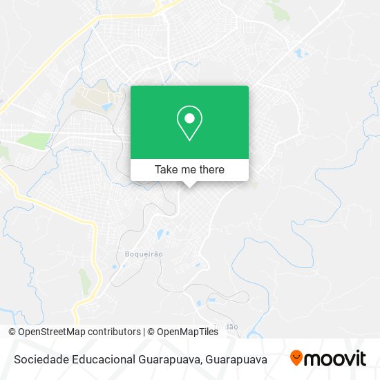 Sociedade Educacional Guarapuava map