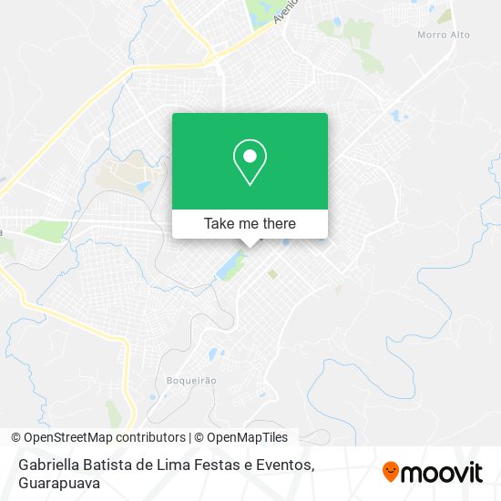 Mapa Gabriella Batista de Lima Festas e Eventos