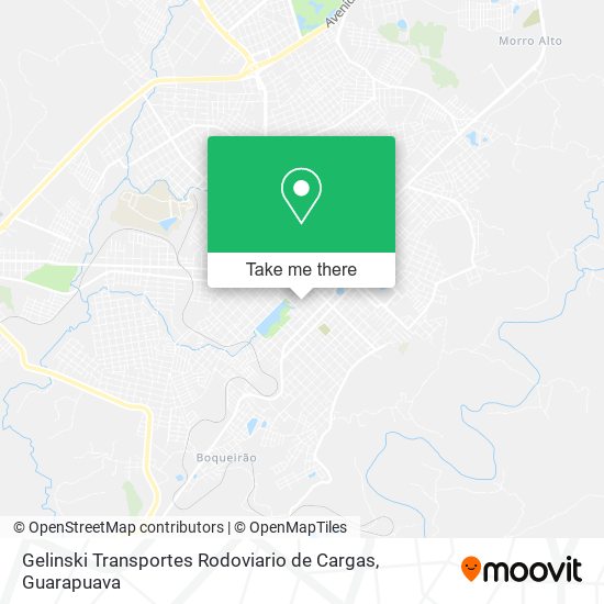 Mapa Gelinski Transportes Rodoviario de Cargas