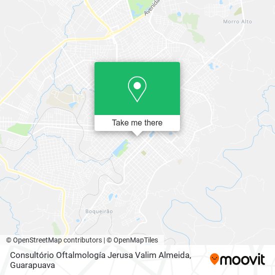 Mapa Consultório Oftalmología Jerusa Valim Almeida