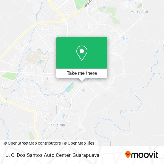 Mapa J. C. Dos Santos Auto Center