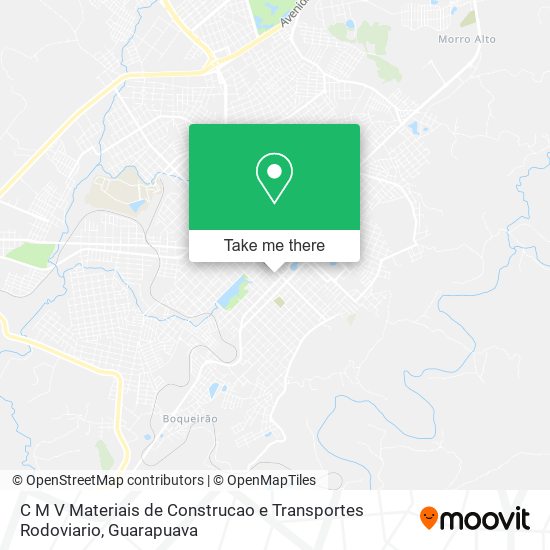 Mapa C M V Materiais de Construcao e Transportes Rodoviario