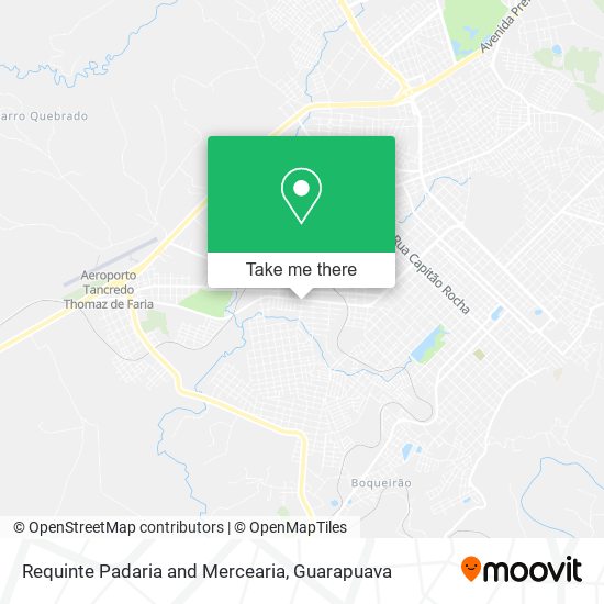 Requinte Padaria and Mercearia map