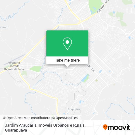 Mapa Jardim Araucaria Imoveis Urbanos e Rurais