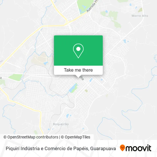 Piquirí Indústria e Comércio de Papéis map