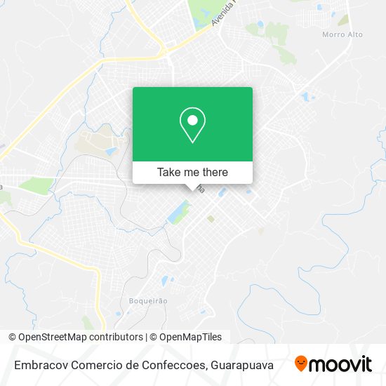 Embracov Comercio de Confeccoes map