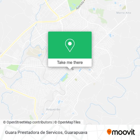 Mapa Guara Prestadora de Servicos