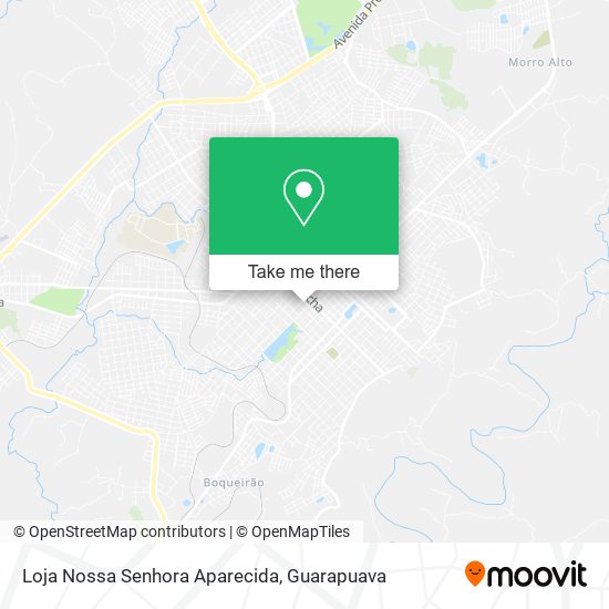 Mapa Loja Nossa Senhora Aparecida