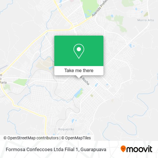 Mapa Formosa Confeccoes Ltda Filial 1