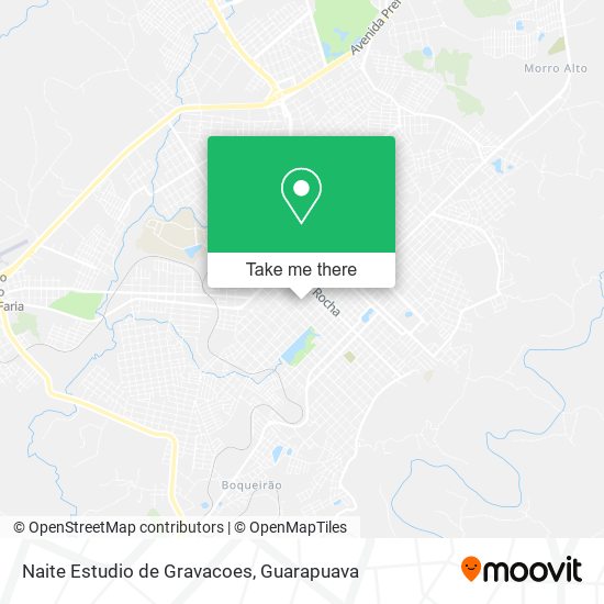 Mapa Naite Estudio de Gravacoes