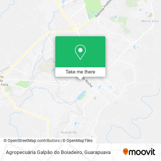 Agropecuária Galpão do Boiadeiro map