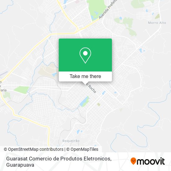 Mapa Guarasat Comercio de Produtos Eletronicos