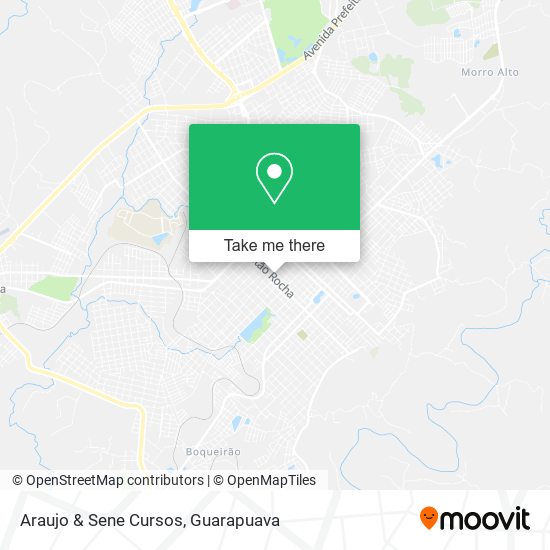 Araujo & Sene Cursos map