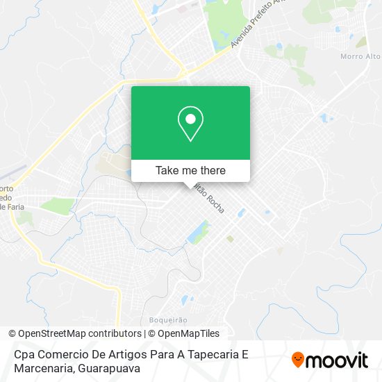 Mapa Cpa Comercio De Artigos Para A Tapecaria E Marcenaria