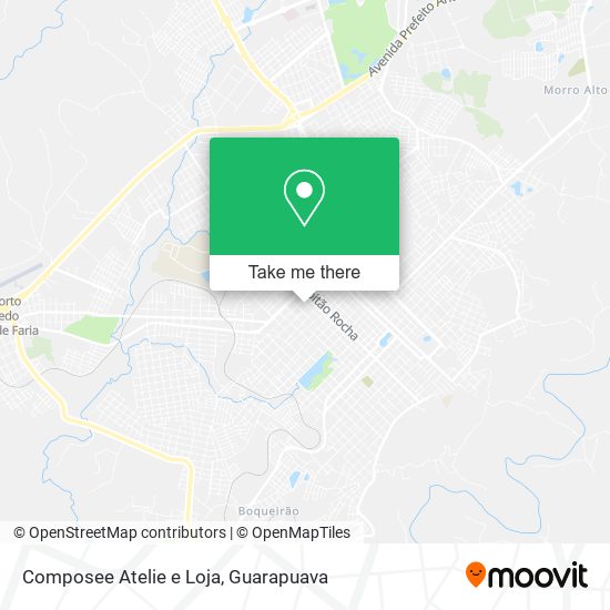 Mapa Composee Atelie e Loja