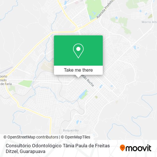 Consultório Odontológico Tânia Paula de Freitas Ditzel map