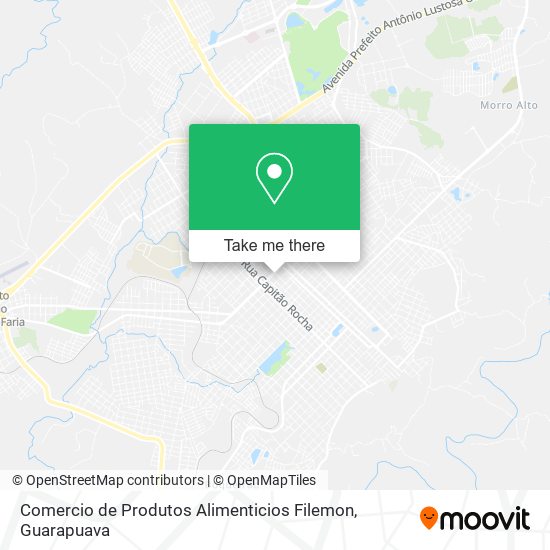 Comercio de Produtos Alimenticios Filemon map