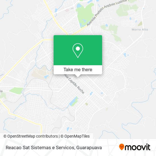 Mapa Reacao Sat Sistemas e Servicos