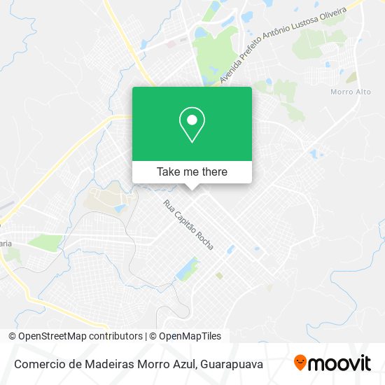 Comercio de Madeiras Morro Azul map