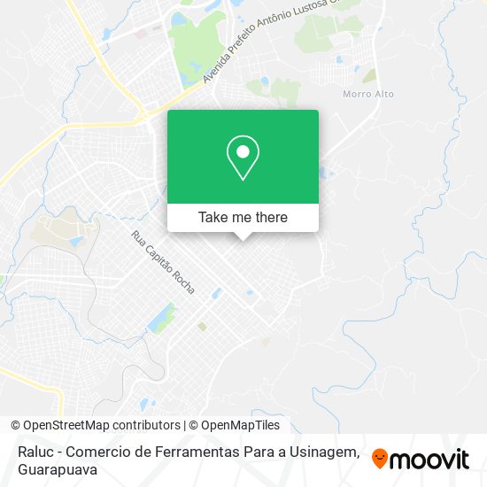 Mapa Raluc - Comercio de Ferramentas Para a Usinagem