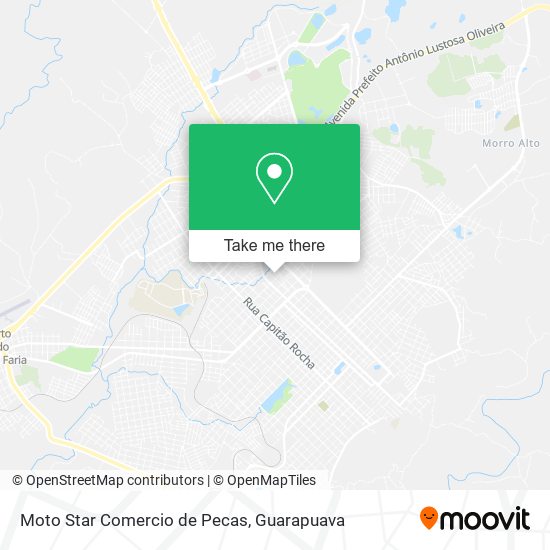 Moto Star Comercio de Pecas map